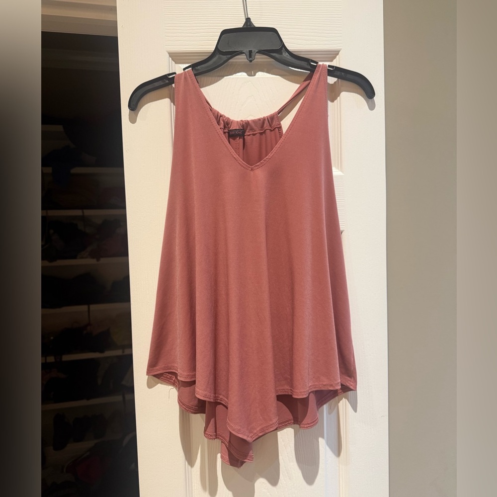 Blush Pink Flowy Tank